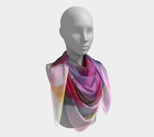 Load image into Gallery viewer, Distant Glow Square Silk Scarf
