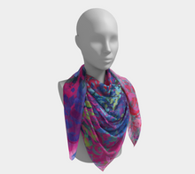 Load image into Gallery viewer, Summer Splendour Square Silk Scarf
