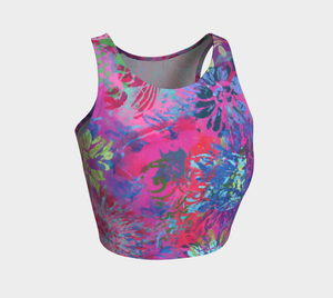 Summer Splendour Athletic Crop Top