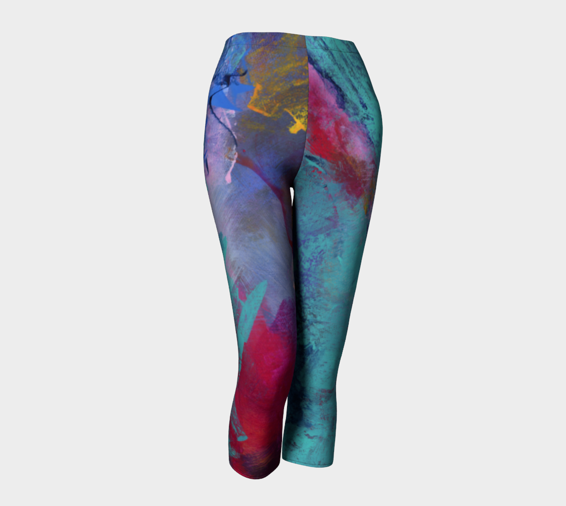 Galaxy capri leggings store