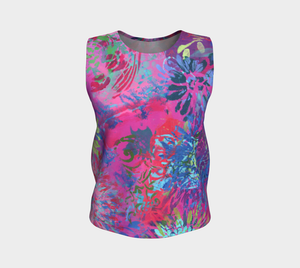 Summer Splendour Loose Tank Top - Regular