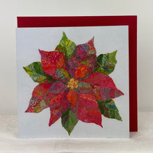 Load image into Gallery viewer, Poinsettia Greeting Card x 4
