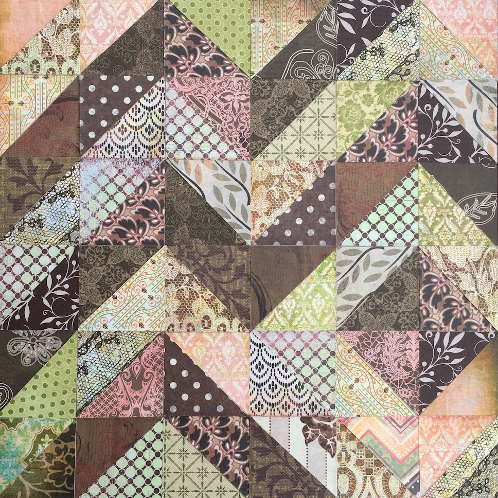 Mint Chocolate l 12 x 12 ins