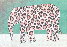 Load image into Gallery viewer, Roncy Elephant - Pink l 5 x 7 ins
