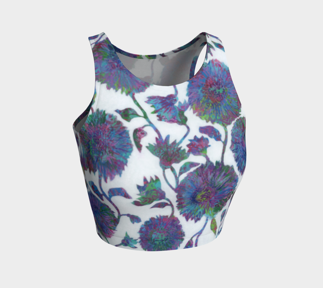 Winter Light Athletic Crop Top