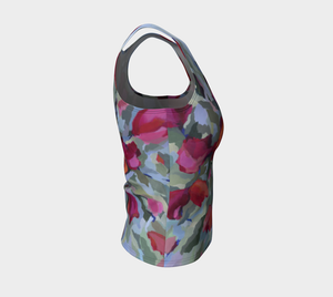 Blooming From Within Fitted Tank Top - Regular