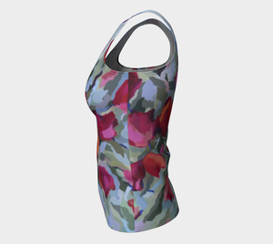 Blooming From Within Fitted Tank Top - Long