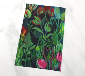 Secret Garden Tea Towel