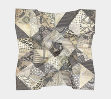 Load image into Gallery viewer, Champagne &amp; Truffles Silk Scarf
