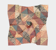 Load image into Gallery viewer, Dragonfly Square Silk Scarf
