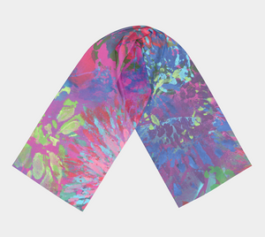 Summer Splendour 1 Long Silk Scarf