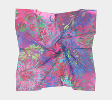Load image into Gallery viewer, Summer Splendour Square Silk Scarf
