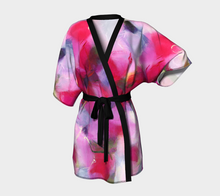 Load image into Gallery viewer, Distant Glow Silk Kimono Robe - Short Style
