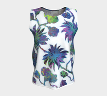 Load image into Gallery viewer, Tropical Blooms Loose Tank Top - Long
