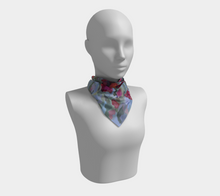 Load image into Gallery viewer, Blooming From Within Square Silk Scarf
