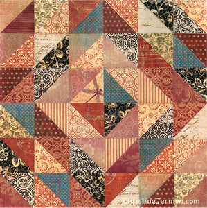 Dragonfly Quilt Art Print