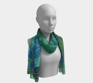 Abundance 2 Long Silk Scarf