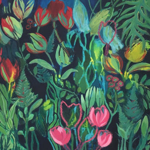 Secret Garden l 16 x 16 ins